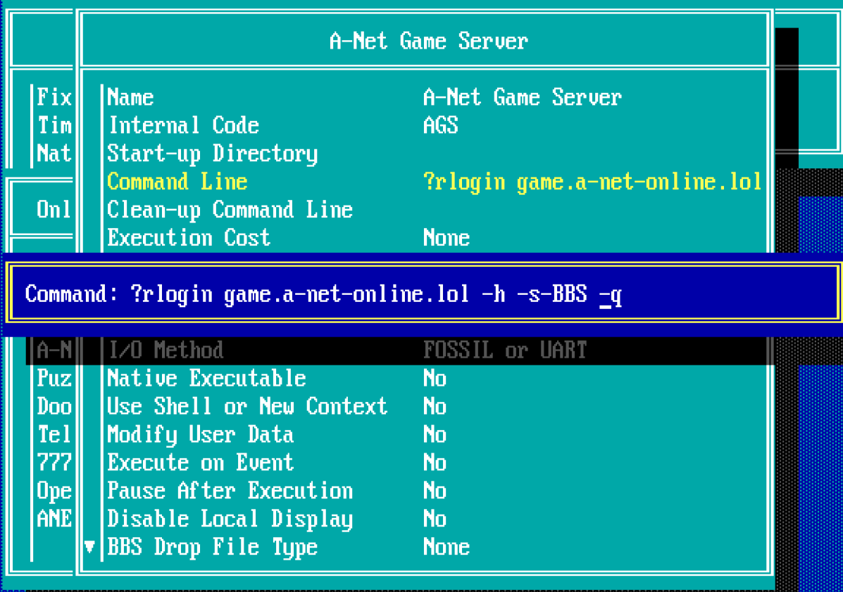Synchronet BBS Software Screenshot