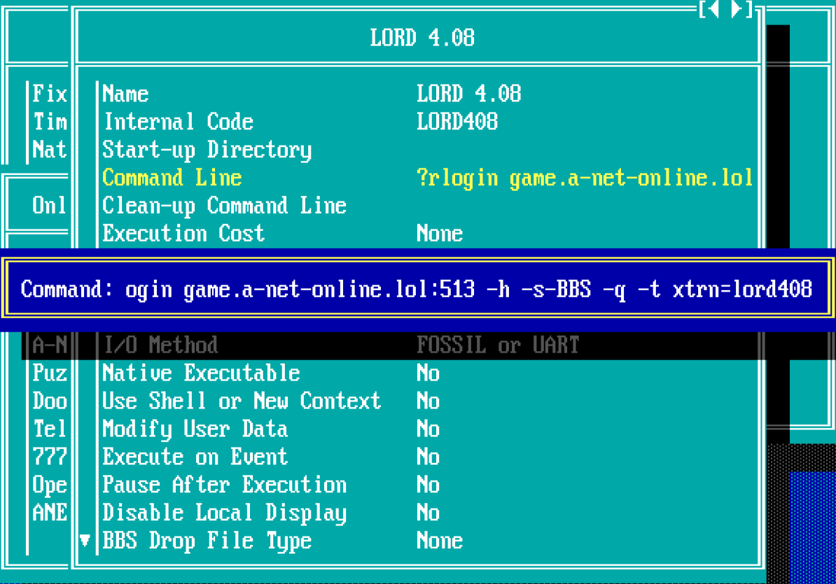 Synchronet Lord Screenshot